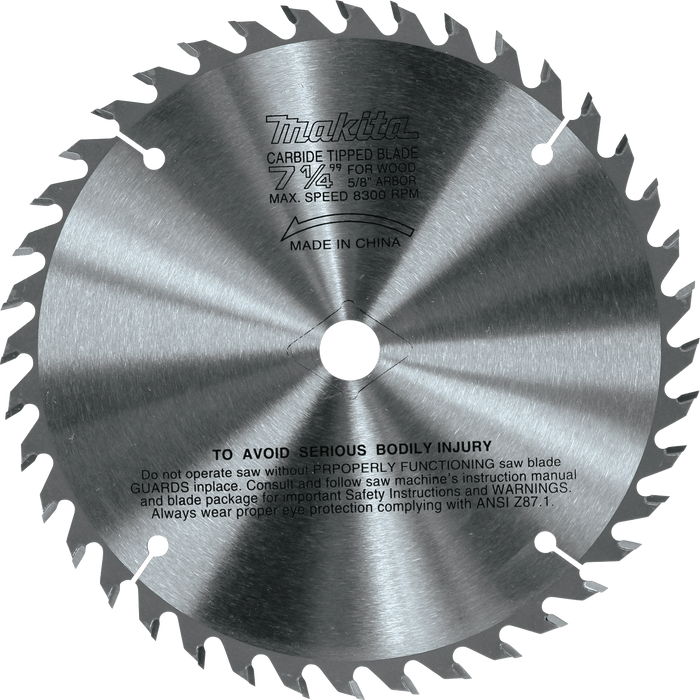 Makita 721251-A 7-1/4" 40T Carbide-Tipped Circular Saw Blade - Image 1