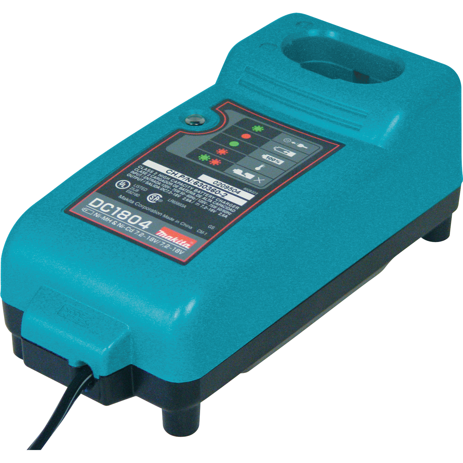 Makita DC1804 7.2-18 Volt Multi-Voltage Charger — Coastal Tool