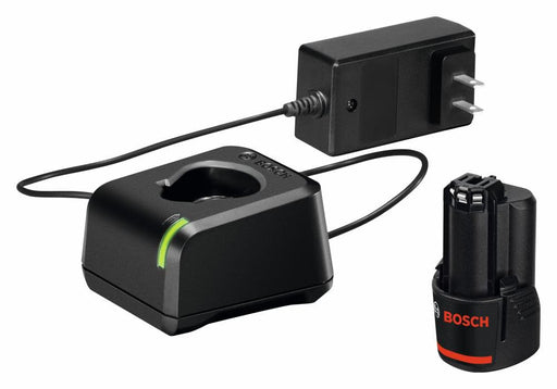 Bosch GXS12V-01N12 12V Battery and Charger Starter Kit - Image 1