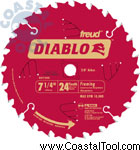 Diablo D0724A 7-1/4" Saw Blade