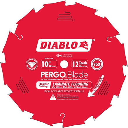 Diablo D1012LF 10" Pergo Saw Blade