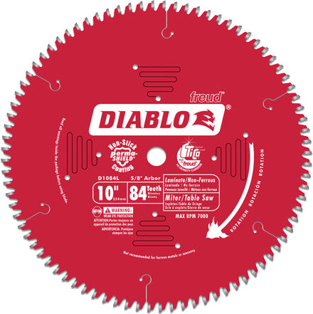 Diablo D1084L 10" Laminate/Melamine/Laminate Flooring Saw Blade