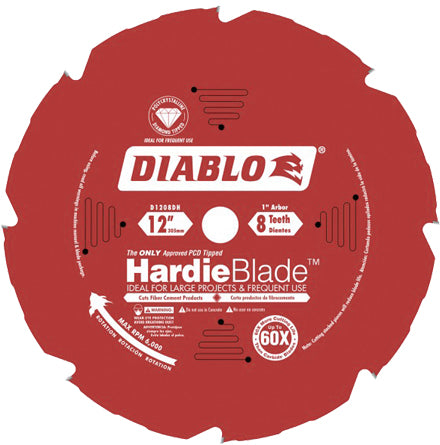 Diablo D1208DH 12" Hardie Blade