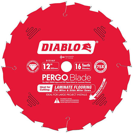 Diablo D1216LF 12" Pergo Saw Blade