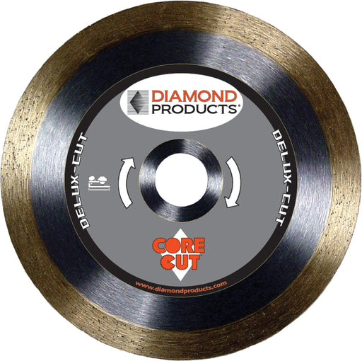 Diamond Products 20721 Delux-Cut 7" Continuous Rim Tile Diamond Blade