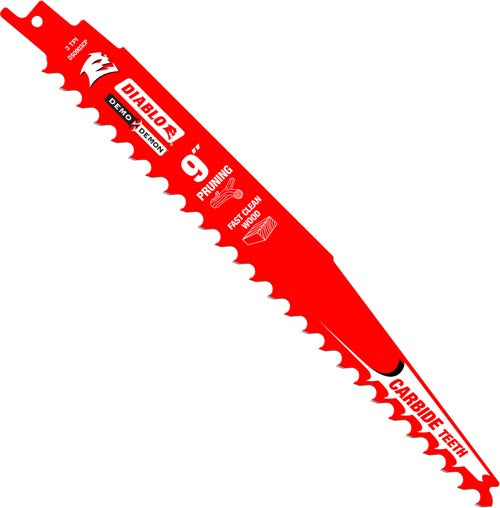 Diablo 9" Carbide Tipped Pruning and Clean Wood Blades