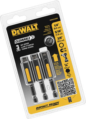 DeWalt DWA2240IR 3 Peice Cleanable Nut Setter Kit