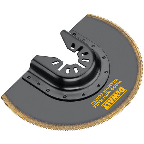 DeWalt DWA4213 Titanium Semicircle Flush Cut Oscillating Saw Blade - Image 1