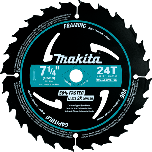 Makita A-94530 7-1/4" 40T Carbide-Tipped Ultra-Coasted Circular Saw Blade - Image 1