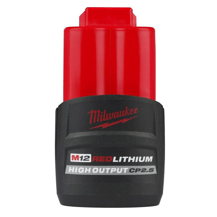Milwaukee 48-11-2425 M12 Redlithium HIGH OUTPUT CP2.5 Battery Pack - Image 1