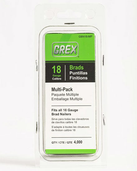 Grex GBN18-MP Brad Multi-Pack