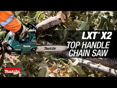 Makita XCU08PT 36V (18V X2) LXT Brushless 14" Top Handle Chain Saw Kit - Video 1