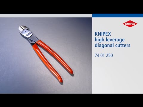 Knipex 7401250 High Leverage 10" Diagonal Cutter - Video 1