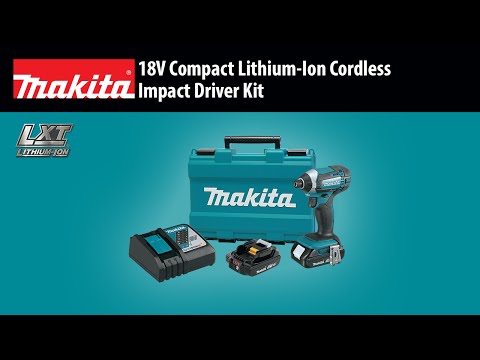Makita XDT11SY 18V LXT Cordless Compact Impact Driver Kit - Video 1