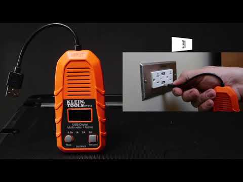 Klein ET910 USB-A Digital Meter and Tester - Video 1