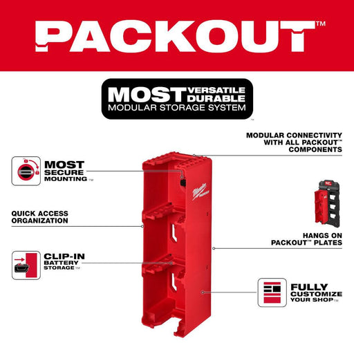 Milwaukee 48-22-8339 PACKOUT M18 Battery Rack - Image 2