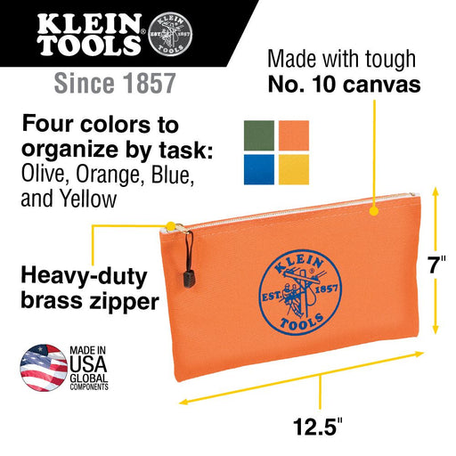 Klein 5140 Canvas Tool Pouch 4-Pack - Image 2