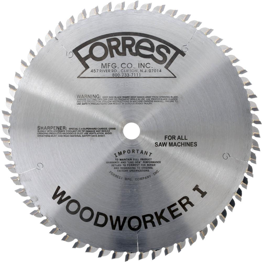 Forrest WW10607100 10" Woodworker I Saw Blade