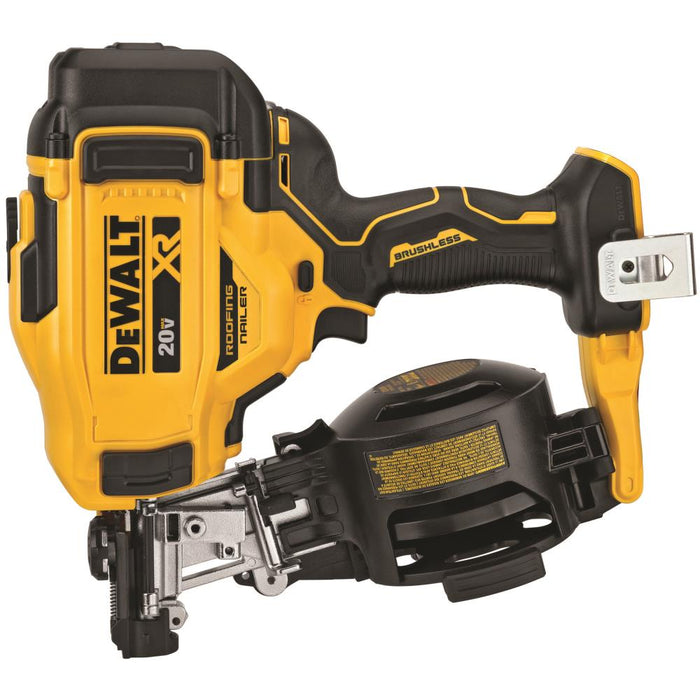 DeWalt DCN45RNB 20V Max Cordless 15 Degree Coil Roofing Nailer (Tool Only) - Image 2