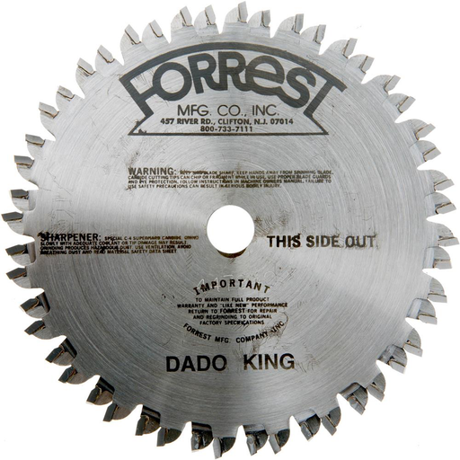 Forrest DK06244 6" Dado King Blade Set