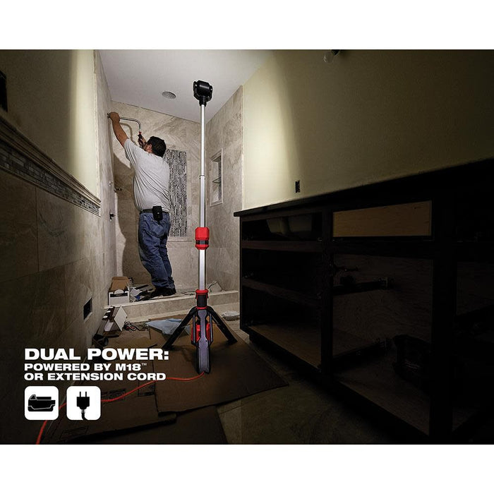 Milwaukee 2132-20 M12 ROCKET Dual Power Tower Light — Coastal Tool