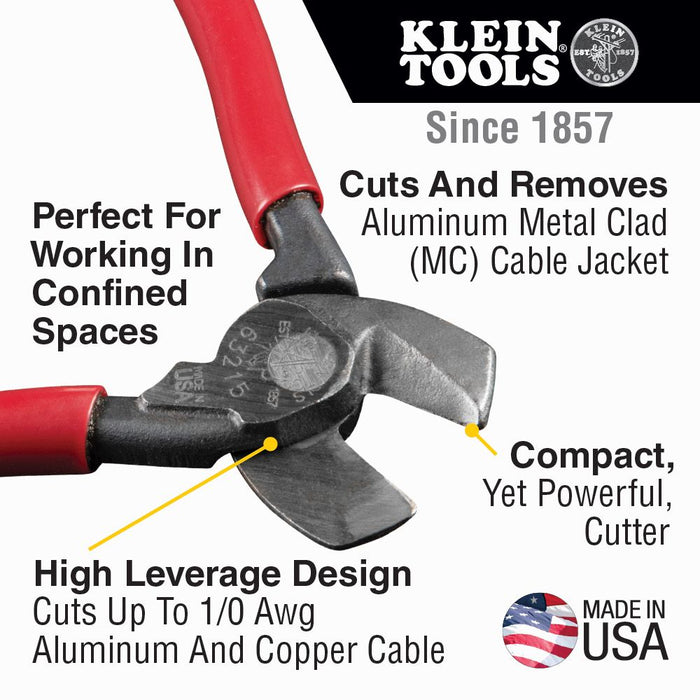 Klein 63215 High-Leverage Compact Cable Cutter - Image 3