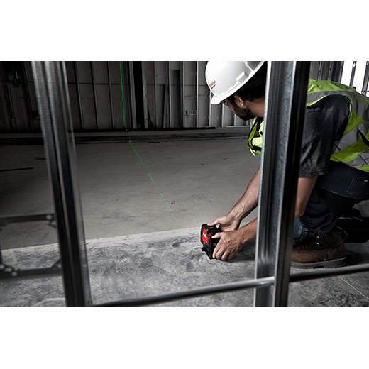 Milwaukee 3522-21 USB Rechargeable Green Cross Line & Plumb Points Laser - Image 5