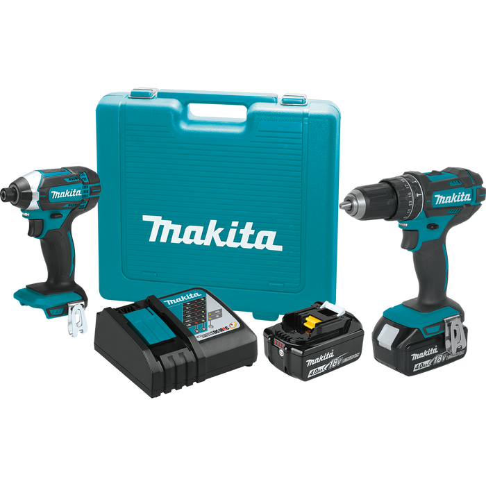Makita XT261M 18 Volt LXT 2-Tool Cordless Combo Kit — Coastal Tool