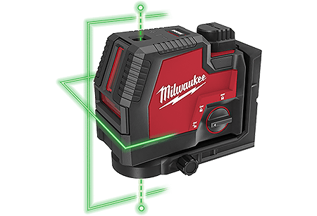 Milwaukee 3522-21 USB Rechargeable Green Cross Line & Plumb Points Laser - Image 3