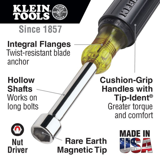 Klein 646-5/16M 5/16" Magnetic Tip Nut Driver - Image 2