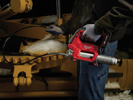 Milwaukee M18 2646-20 18V Cordless 2-Speed Grease Gun - Bare Tool, Redlithium Compatible
